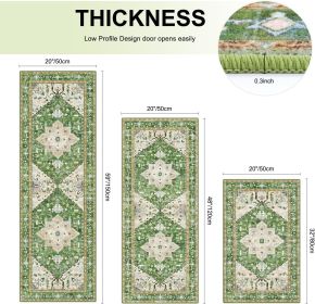 Boho Washable Kitchen Rugs Sets of 3, Non Slip Kitchen Mats for Floor with Rubber Backing