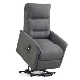 Power Lift Recliner Chair for Elderly with Remote Control and Side Storage Pocket