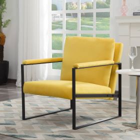 Metal Frame Accent Armchair (c0rlor: YEL)