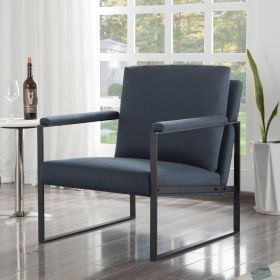 Metal Frame Accent Armchair (c0rlor: BLU)